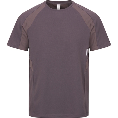 本来BENLAI男士速干撞色运动T恤25夏季新款插肩短袖上衣BRY450044