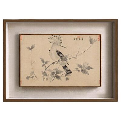 宋徽宗写生珍禽图客厅餐厅壁画