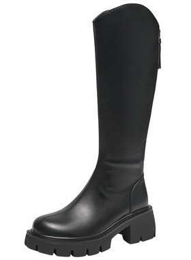 热风女鞋23冬骑士靴新品5折起