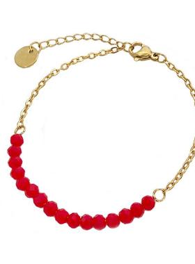 2026欧美跨境饰品时尚彩色珠子手工串珠手链简约百搭简约女士饰品