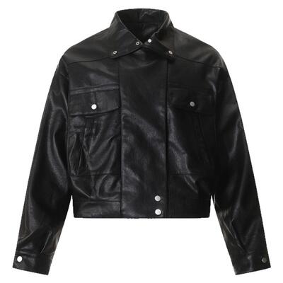 故事开始宽松短款休闲夹克外套