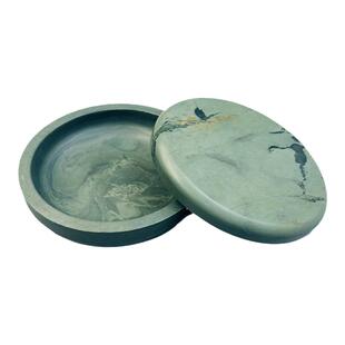 砚台书法专用带盖砚文房四宝天然原石清仓成人初学者毛笔学生洮砚