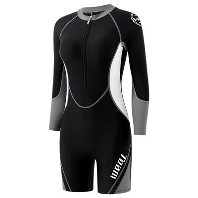 泳衣女连体高级感游泳馆防晒长袖