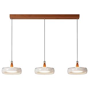 帕莎 餐厅吊灯 2026新款法式中古风飞碟餐桌灯设计师款三头吧台灯