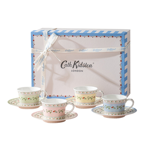 英国Cath kidston骨瓷杯碟女生高颜值咖啡杯水杯子2025新款伴手礼