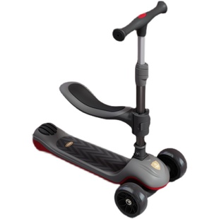 贝易儿童滑板车男童女童溜溜车可坐可骑滑滑车1-2-3岁6宝宝三合一