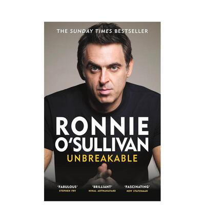 【预售】无懈可击 奥沙利文自传 Unbreakable 斯诺克运动员 原版英文文学传记 正版进口书