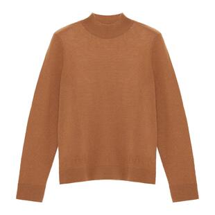 IAmMIX27秋冬纯色羊绒衫女套头长袖简约内搭山羊绒半高领打底衫女