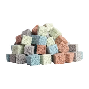 鱼缸蛋糕滤材南美小块过滤棉方块培菌球水族箱硝化细菌屋净水滤料