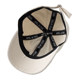 婴儿帽子夏季复古破洞棒球帽男女宝宝鸭舌帽字母儿童遮阳帽春秋潮