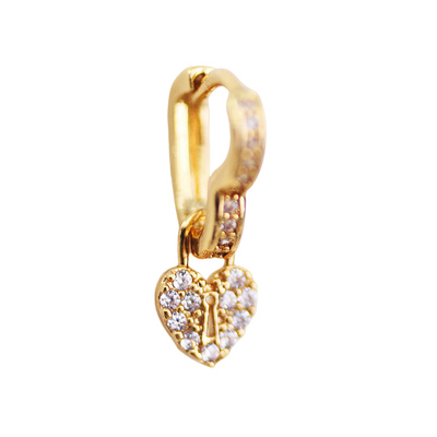 爱心锁耳环VIYAMI2way甜酷