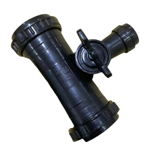 1寸 微喷四通水管滴灌带配件 直接 三通 旁通 接头弯头多功能开关