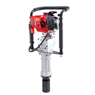 本田汽油打桩机手持电动公路护栏防汛储备物资便携式植桩机神器