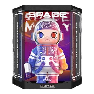 KGBOXPOPMART泡泡玛特MOLLY1000%400美林密码亚克力展示盒收纳盒