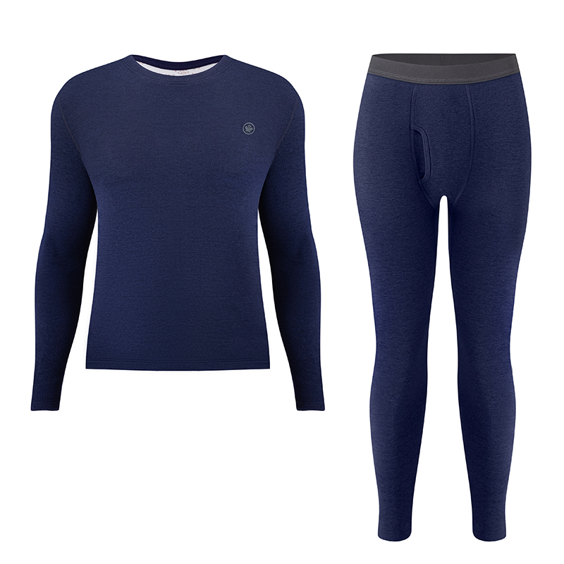 【娜扎同款】都市丽人加拿大白鹅绒保暖内衣加厚男女秋衣秋裤套装