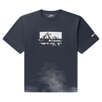 哥伦比亚户外男士短袖25春夏新品吸湿速干上衣降温运动T恤AE9642