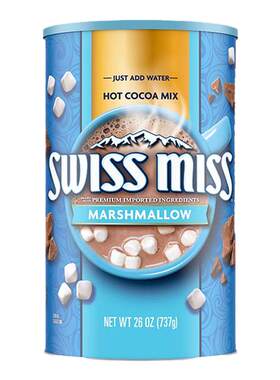 swissmiss美怡可瑞士小姐棉花糖巧克力热可可冲饮粉怀旧早餐737g