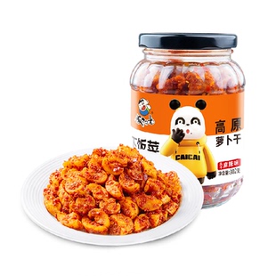 饭扫光嘎嘣脆麻辣萝卜干高原风干晾晒萝卜条脆爽零嘴下饭菜302g