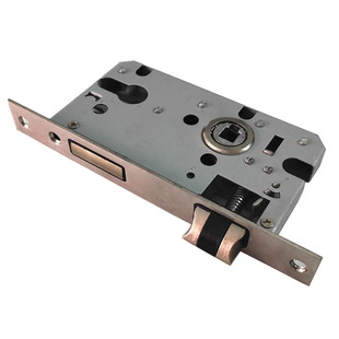 室内房间门卧室木门执手锁体 大5845方边/圆边/静音/轴承双舌锁体