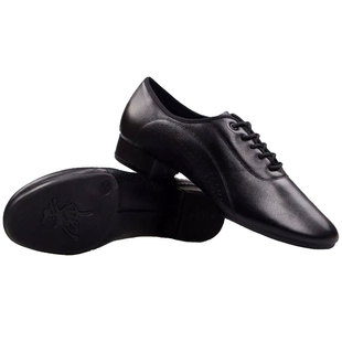 韵舞摩登舞鞋男成人专业室内软底牛皮室外广场舞蹈鞋国标舞厅舞鞋