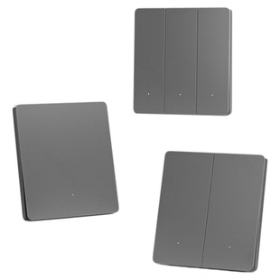 已接入米家APP超薄智能开关全屋智能面板小爱语音控制单零火通用