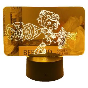 现货王者荣耀周边3d小夜灯李白孙悟空孙尚香后裔手办摆件氛围3d灯