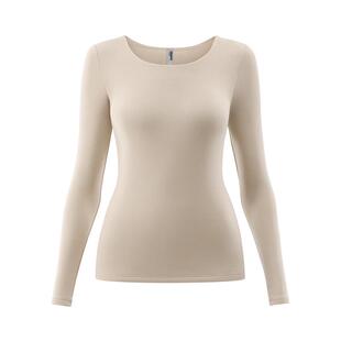 蕉内热皮302++女士带杯保暖上衣发热秋冬保暖打底内搭带胸垫内衣