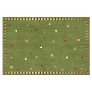 地毯客厅2026新款中古风绿色小清新免打理防水仿羊绒沙发茶几地垫