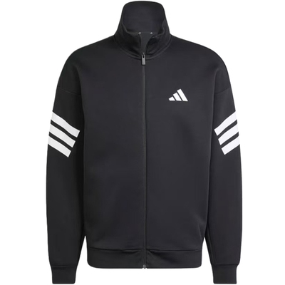 滔搏丨adidas阿迪达斯男子三条纹立领运动休闲夹克外套KD5235