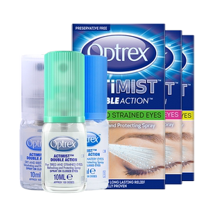 Optrex爱滴氏眼药水润眼喷雾缓解眼疲劳干涩干眼症美瞳可用润眼液
