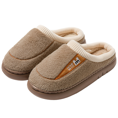 女士棉拖鞋冬季加绒加厚居家室内