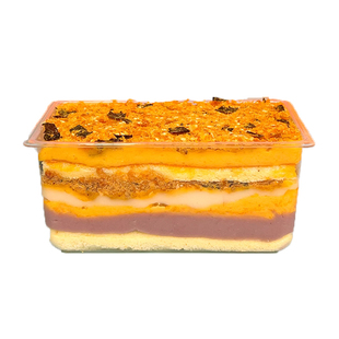 诗江行咸蛋黄流沙芋泥650ml盒子海苔脆松网红蛋糕代餐甜食品