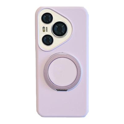 适用华为p70pro液态硅胶支架壳