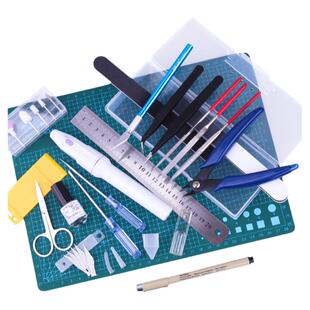 高达工具拼装套装模型水口钳万代拼装专用剪钳笔刀镊子打磨器全套