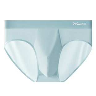 猫人网孔冰丝男士三角内裤抑菌透气2026新款薄款运动大码男款裤衩