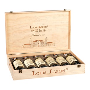 法国进口红酒路易拉菲LOUISLAFON传承干红葡萄酒整箱六瓶礼盒装