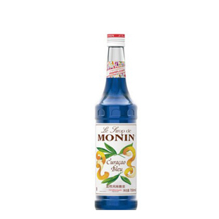 莫林MONIN Blue Curacao蓝柑风味糖浆果露 调饮品 鸡尾酒700M