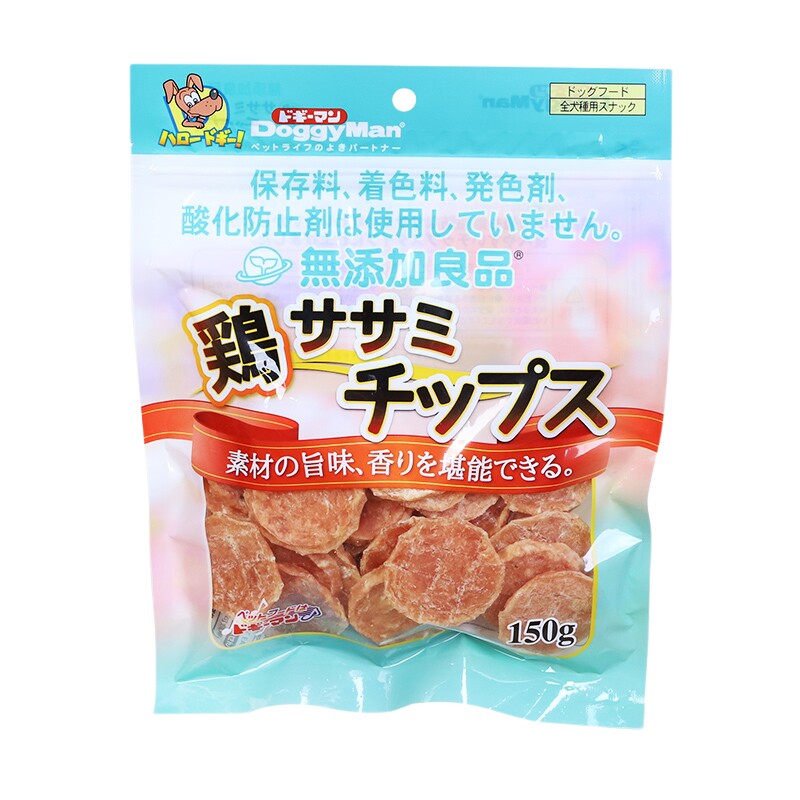 多格漫无添加良品鸡小胸圆片狗狗零食鸡胸肉鸡肉干训练奖励肉片