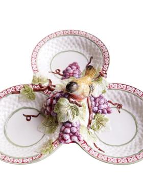 方亚陶瓷祝福田园家居摆设花瓶