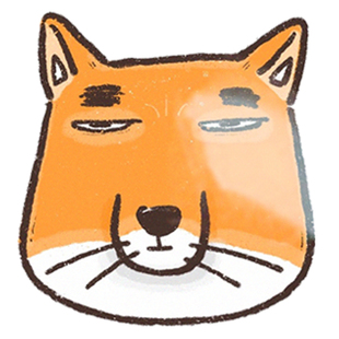 原创设计小动物藏狐胸针文科生理科生的礼物卡通个性包包徽章学生