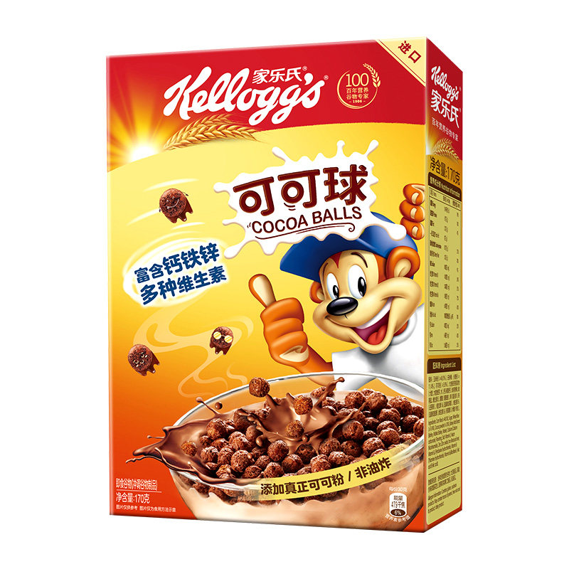 【百补】家乐氏谷物脆麦片燕麦片多谷物麦片