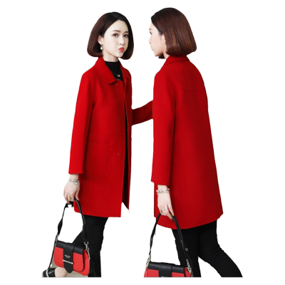 新款100%高端羊绒大衣反季外套