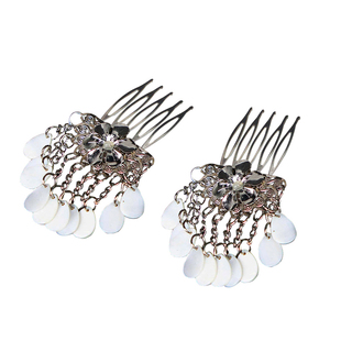 古风汉服头饰插梳簪子发簪女流苏古风发饰超仙古装步摇发钗P-012