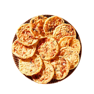 虾米月亮巴小溪河虾巴赣南特产客家铜勺饼花生虾锅巴休闲零食