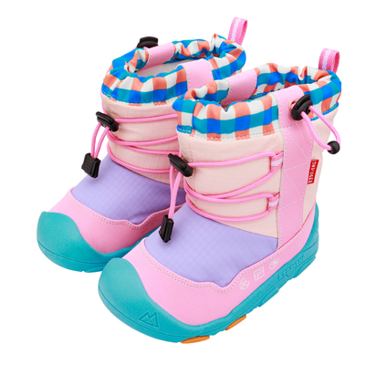 可迪星女童雪地靴冬季加绒防泼水