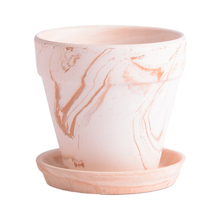 红陶花盆玛奇朵吸水透气朱顶红秋海棠陶土盆多肉绿植盆大口径特价