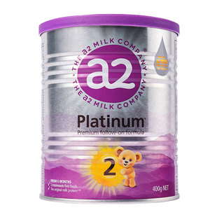 正义哥澳洲a2奶粉二段2段400g紫白金婴幼儿宝宝奶粉小罐试用装1段