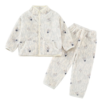 2025年冬季珊瑚绒睡家居服套装