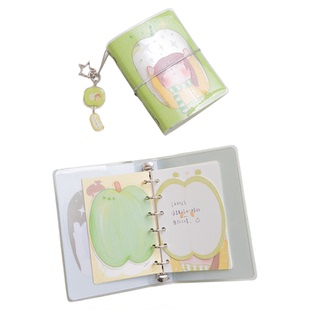 白日几何P头系列苹果云朵活页内页透明活页壳M5A7活页外壳分隔页挂坠