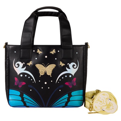 布兰妮蝴蝶托特包附赠蛇纹零钱袋